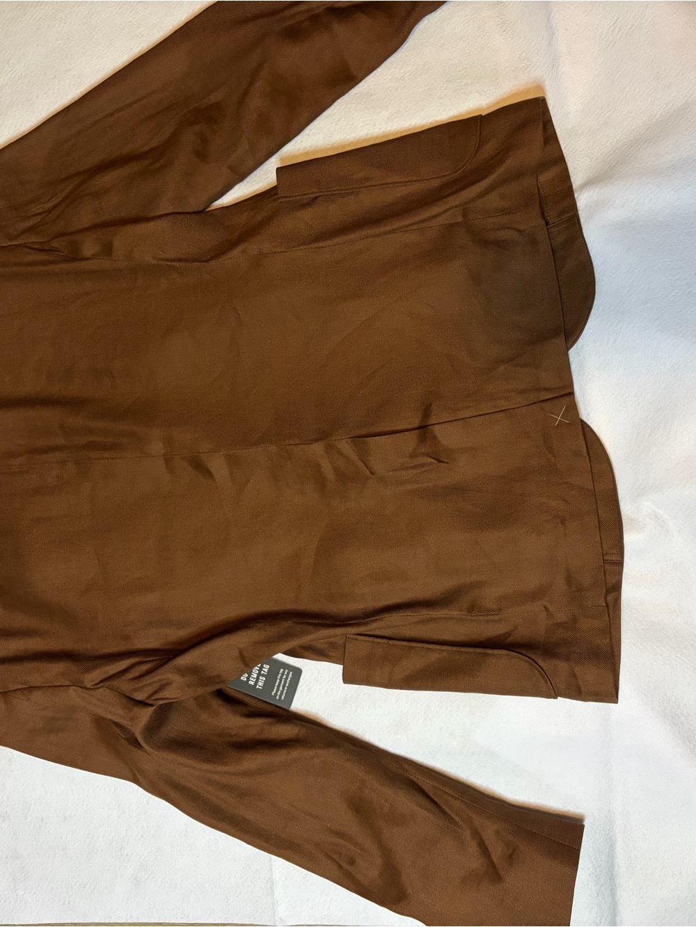 Express Men's Rust-Brown Two-Button Sport Coat 38S - Picture 4 of 6